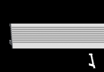 Плинтус напольный из композита 6.53.701 Европласт Lines